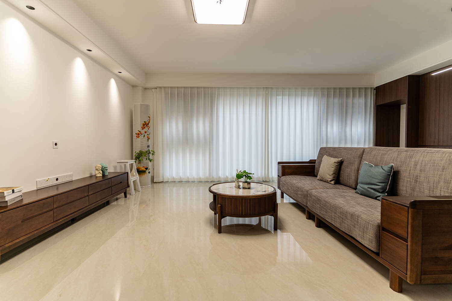 株洲家博整裝建發(fā)央著142㎡新中式風格裝修賞析