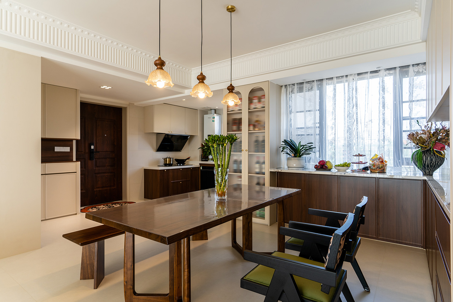 株洲家博整裝中海譽園140㎡ 中古風格裝修賞析